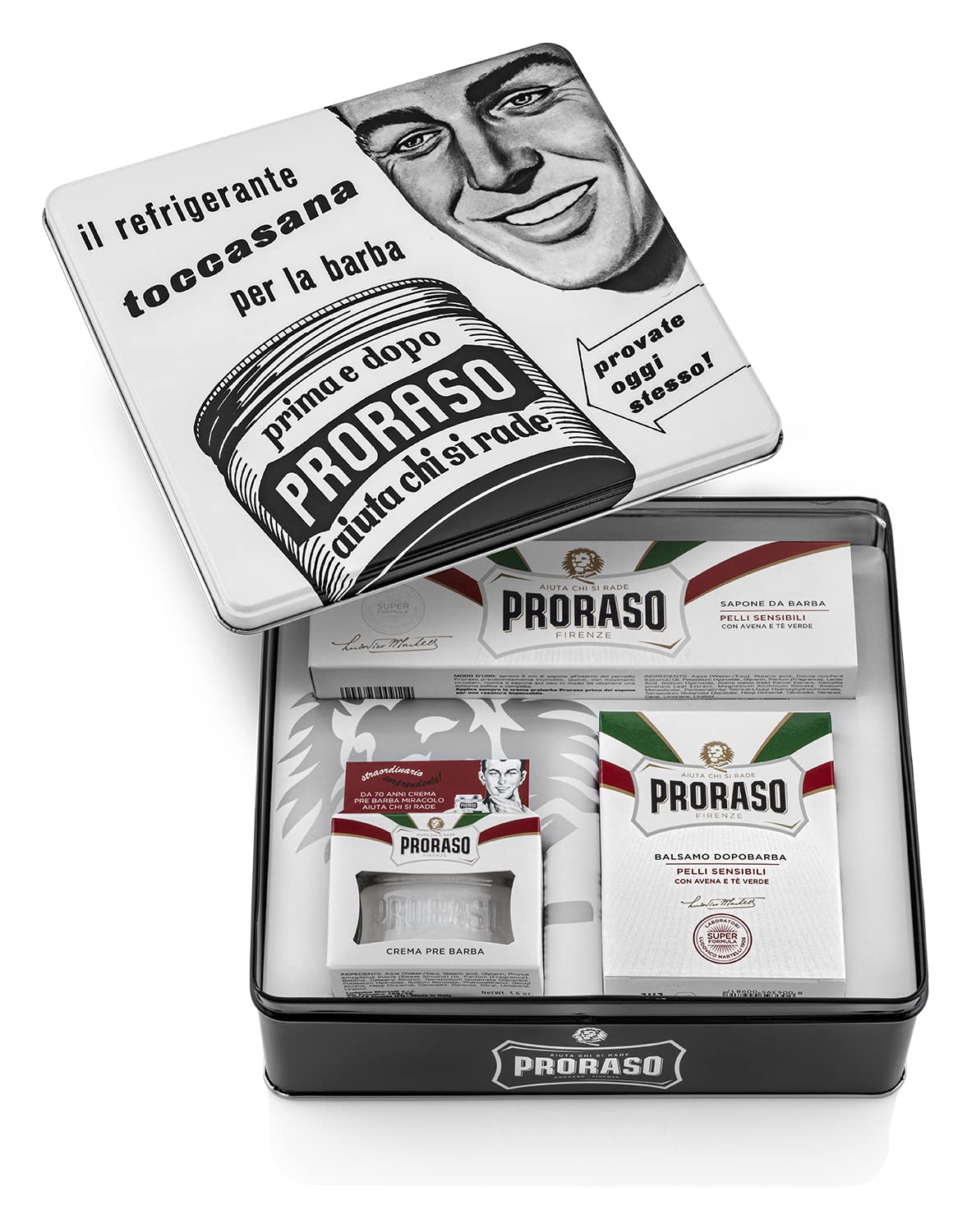 Proraso Vintage Toccasana Tin Gift Set, 5.2 Oz