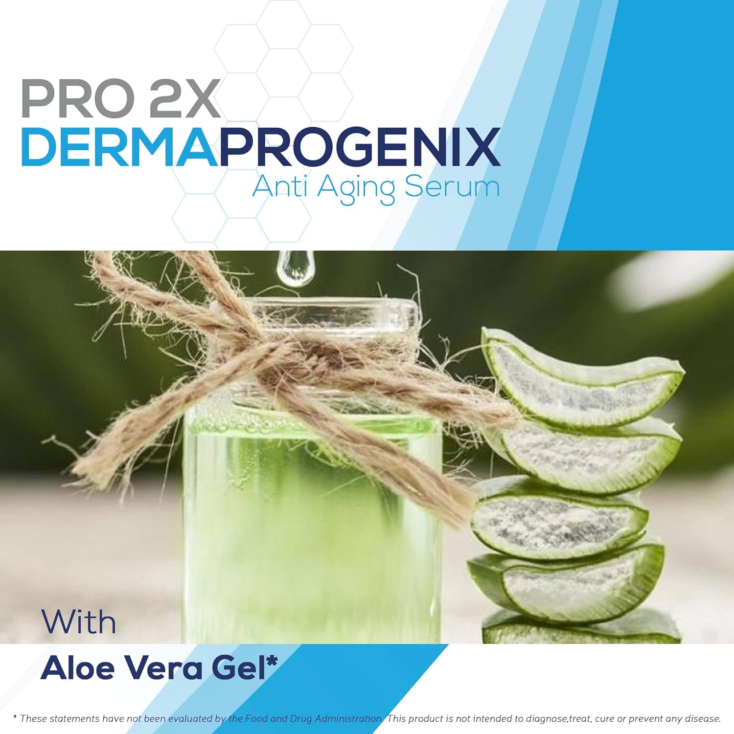 Pro 2X Derma Progenix Serum - Anti Aging Serum - 2 Month Supply - Help Protect Skin From Premature Aging - Nourishing Face Serum For Glowing Skin - Improve Wrinkles, Redness, & Hyperpigmentation : Beauty & Personal Care