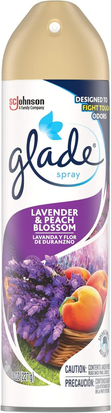 Glade Air Freshener, Room Spray, Lavender & Peach Blossom, 8 Oz