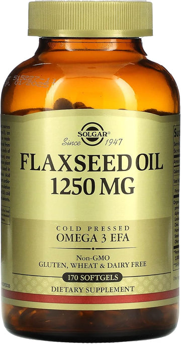 axseed Oil, 625 mg, 170 Softgels, Solgar