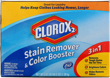 Clorox 2 Laundry Stain Remover and Color Booster Powder, 49.2 Ounce (Pack of 2)