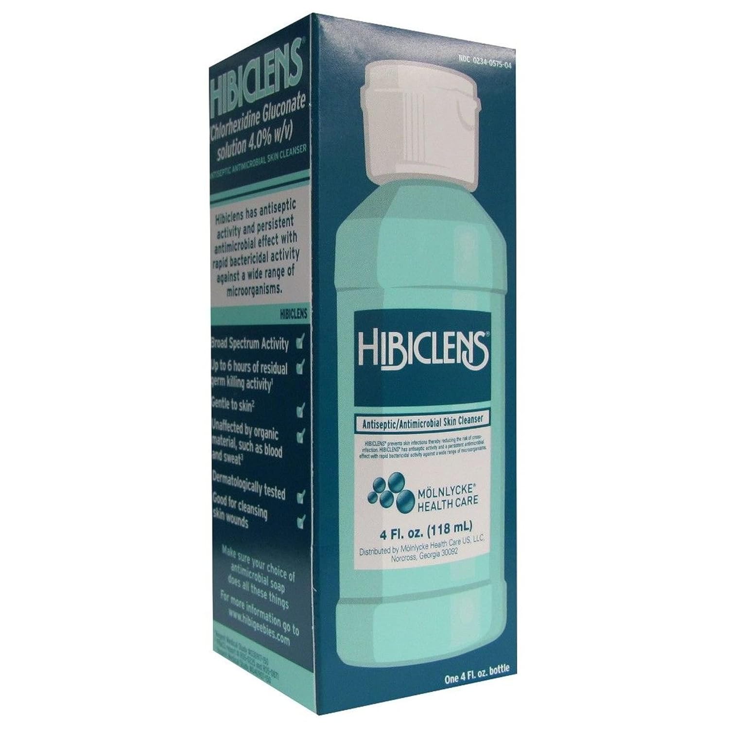 Hibiclens Antiseptic / Antimicrobial Skin Cleanser 4 Oz. Liquid Nonsterile Bottle 1 Each 57504
