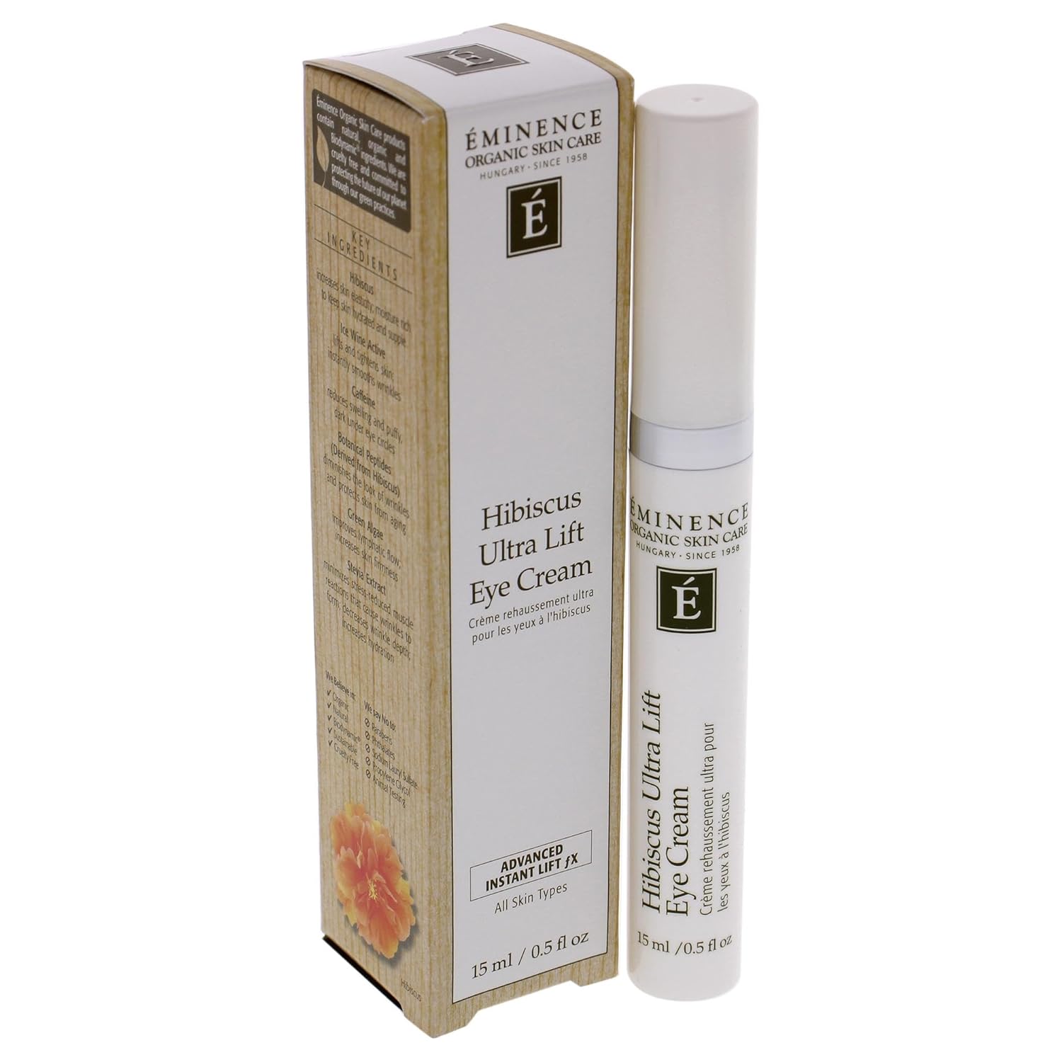 Eminence Hibiscus Ultra Lift Eye Cream, 0.5 Ounce (1322/Em) : Beauty & Personal Care