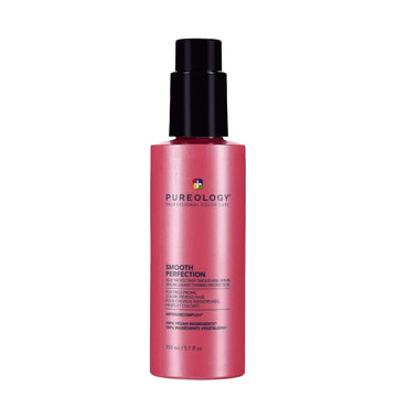 Pureology Smooth Perfection Smoothing Serum | For Normal to Thick, Frizzy Hair | Smooths Hair & Protects Against Heat Damage | Sulfate Free | Vegan | Updated Packaging | 5 Fl. Oz. |