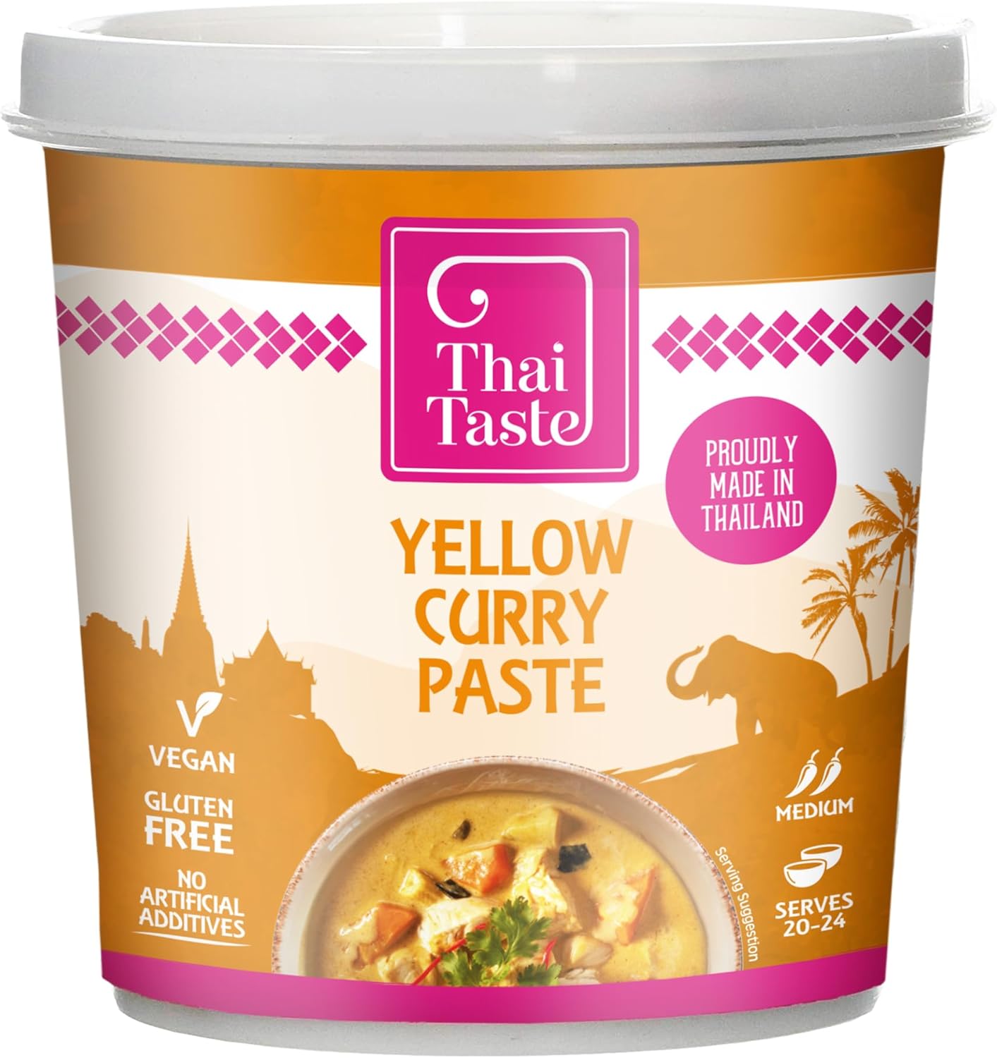 Thai Taste Yellow Curry Paste, 400G