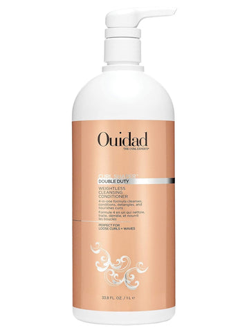 Ouidad Curl Shaper Double Duty Weightless Cleansing Conditioner, 33.8 Fl Oz