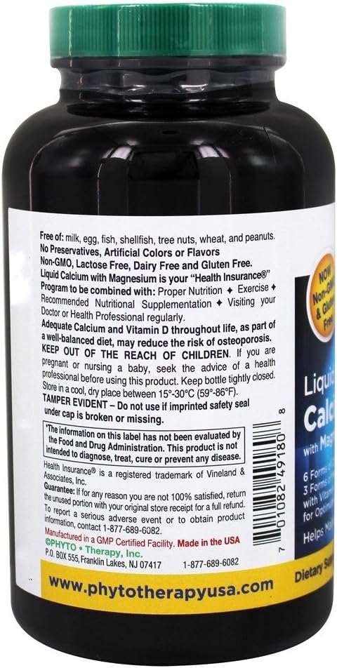 Phytotherapy Rx Calcium Liquid Softgel - 180 Per Pack - 1 Each