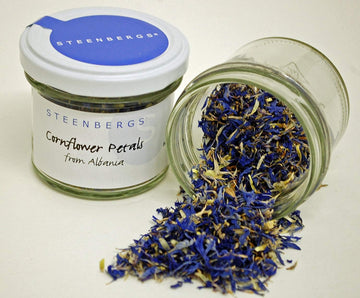 Steenbergs Cornflower Petals Dried Blue Standard Jar 5G