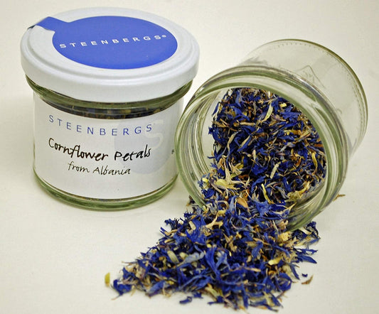 Steenbergs Cornflower Petals Dried Blue Standard Jar 5G