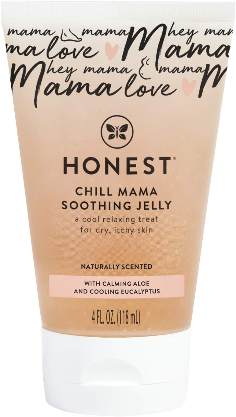 The Honest Company Honest Mama Chill Mama Soothing Jelly | Cooling Formula For Itchy Skin | Aloe + Eucalyptus Infused | 4 Fl Oz