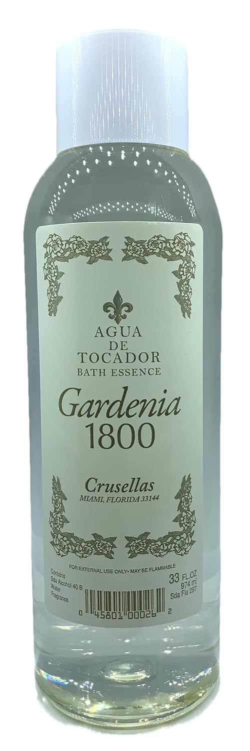 Crusellas Legitima Kolonia 1800 Gardenia Splash Cologne 33 Fl. Oz. : Beauty & Personal Care
