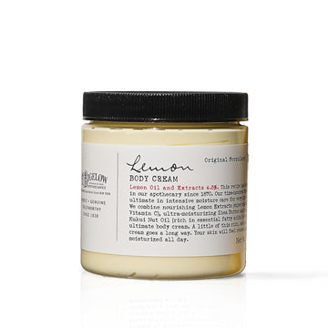 C.O. Bigelow Lemon Body Cream, Lotion For Dry Skin With Shea Butter & Lemon Extract, Moisturizing Body Lotion And Hand Treatment, 32 Oz