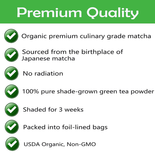 Camel Certified Organic Matcha Green Tea Powder Matcha Premium Culinary Grade 4 Oz First Harvest Pure Matcha Powder Unsweetened Baking Latte Smoothies High In Antioxidant Detox Gluten Free Vegan