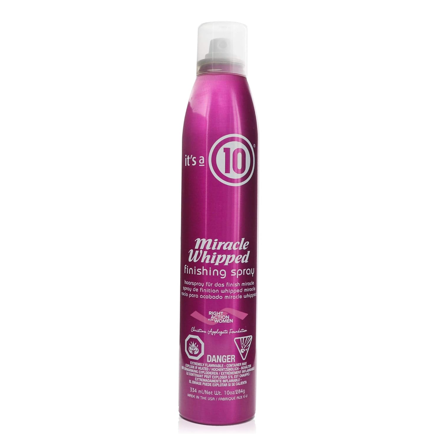 It's a 10 Haircare Miracle Whipped Finishing Spray, 10 fl. oz