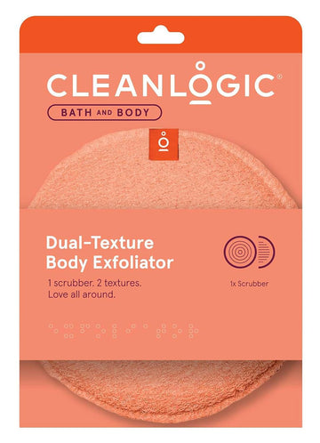 Clean Logic Exfoliating Body Scrubber Round Dual Texture