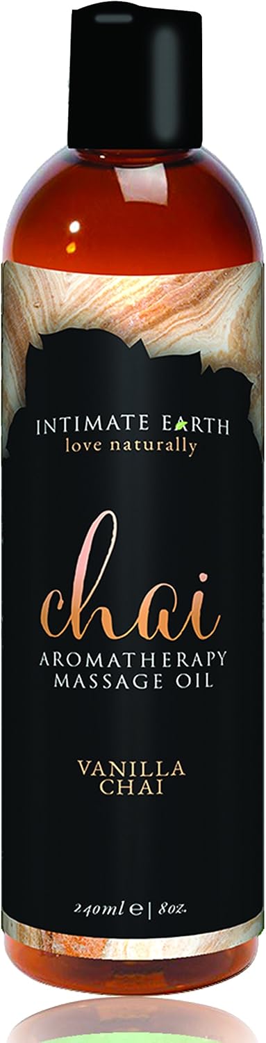 Intimate Earth Massage Oil, Chai, 240 Ml