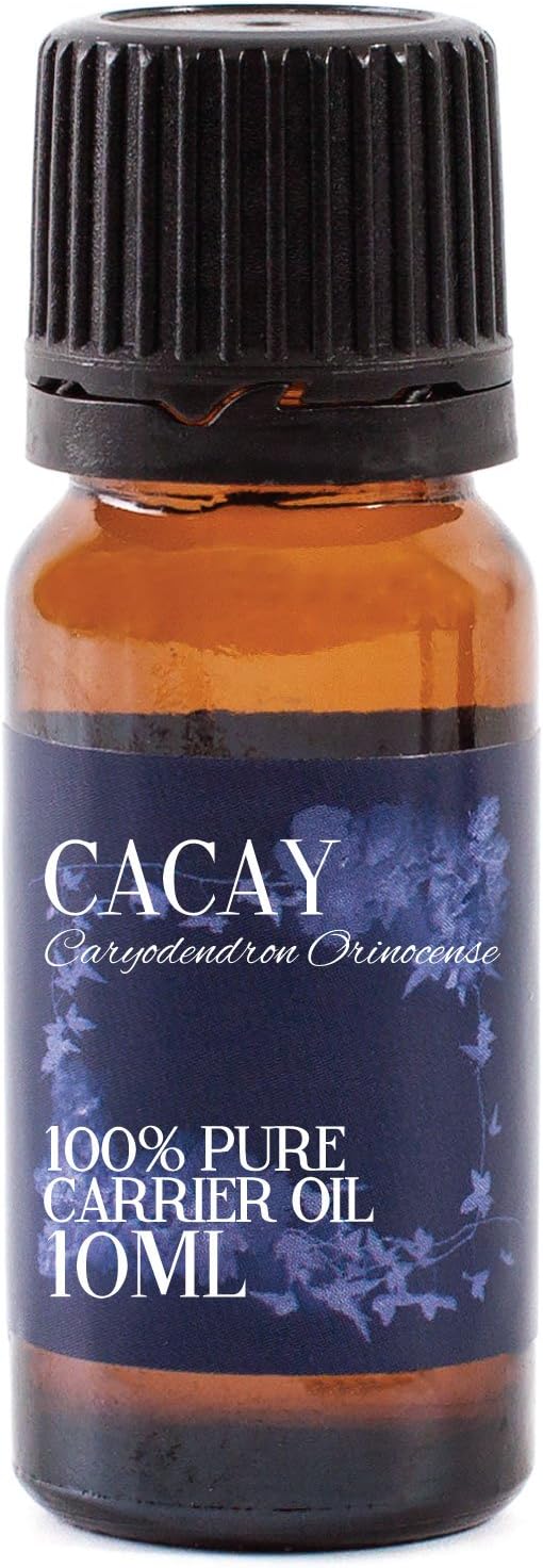 Mystic Moments | Cacay (Kahai) Carrier Oil 10ml - Pure & Natural Oil Perfect for Hair, Face, Nails, Aromatherapy, Massage and Oil Dilution Vegan GMO Free