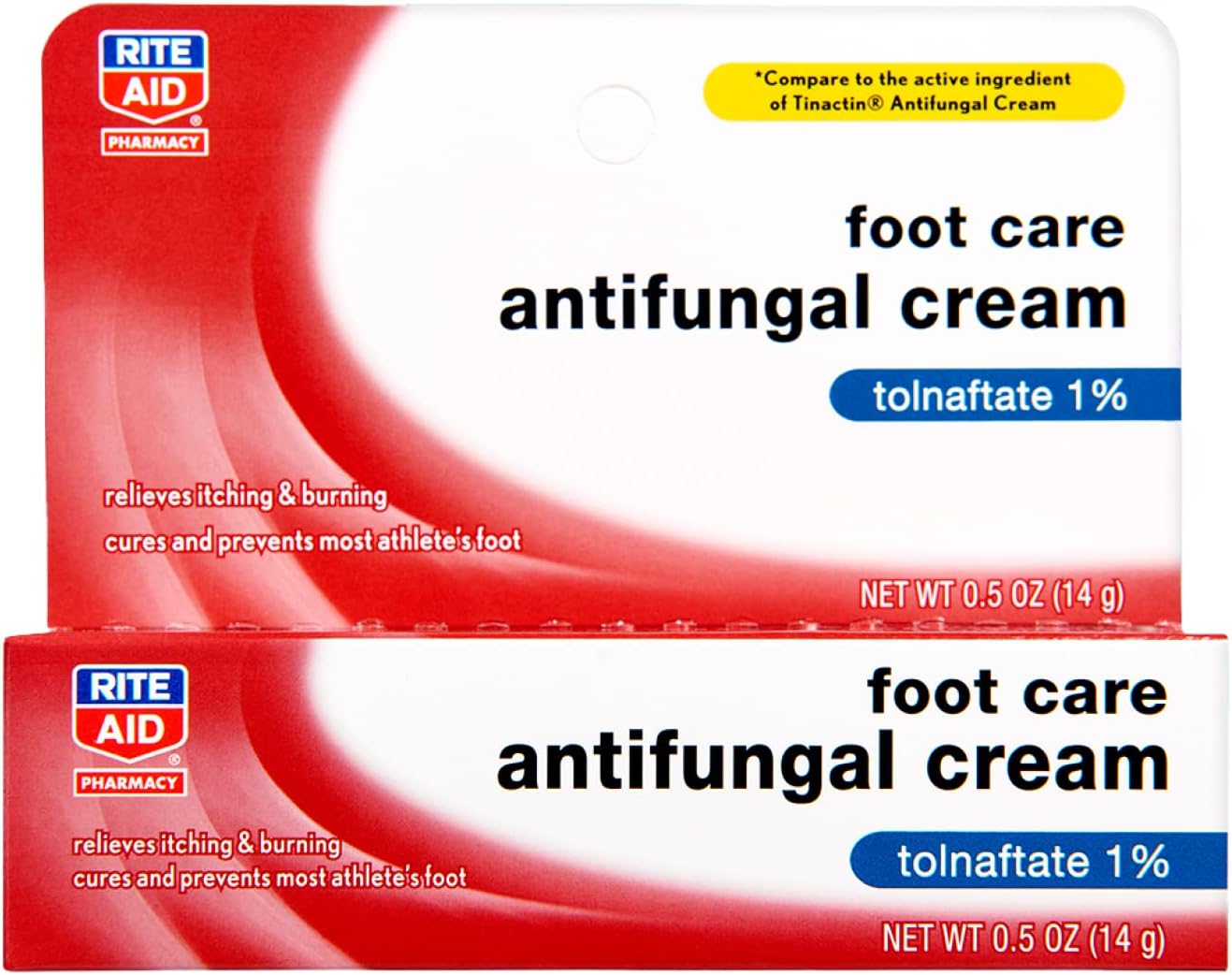 Rite Aid Athlete's Foot Cream, Tolnaftate - 0.5 oz | Antifungal Cream