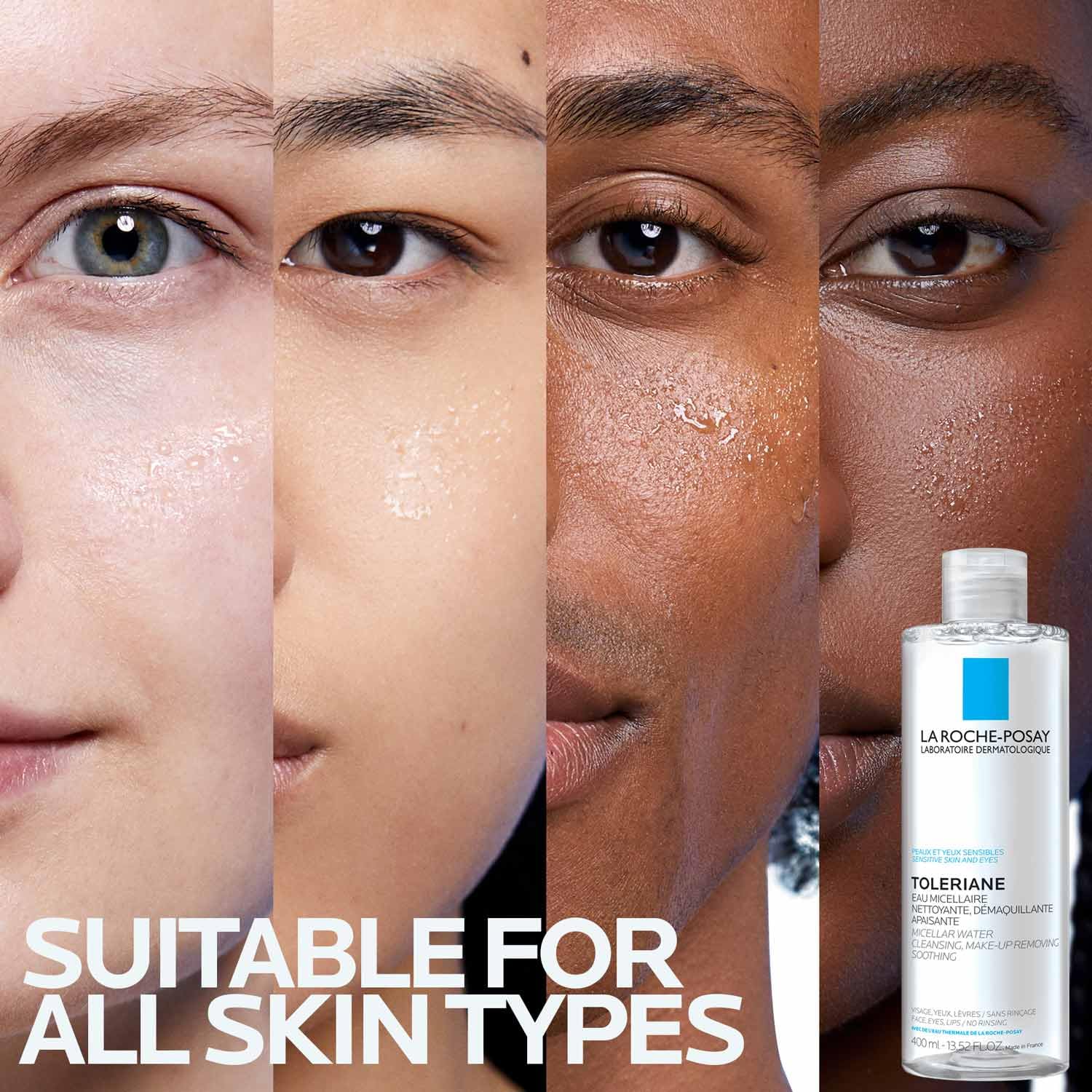 La Roche-Posay Micellar Cleansing Water For Sensitive Skin, Micellar Water Makeup Remover, Cleanses And Hydrates Skin, Gentle Face Toner, Oil Free : Beauty & Personal Care