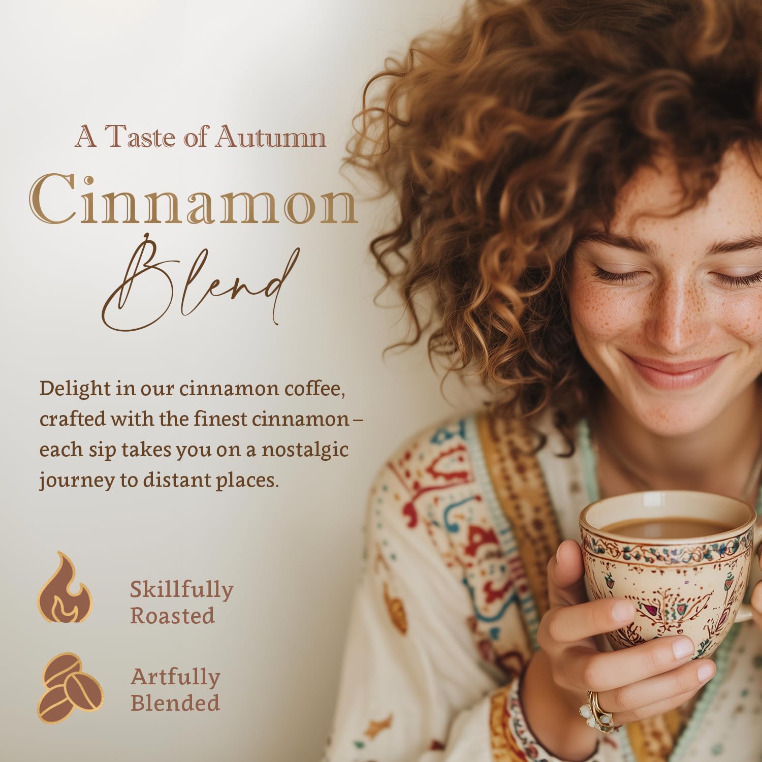 Cinnamon Whole Bean Coffee, Medium Roast, Single Origin, 100% Arabica, Usda Organic Coffee, Fair Trade, 16 Oz – By Coffea Flavor