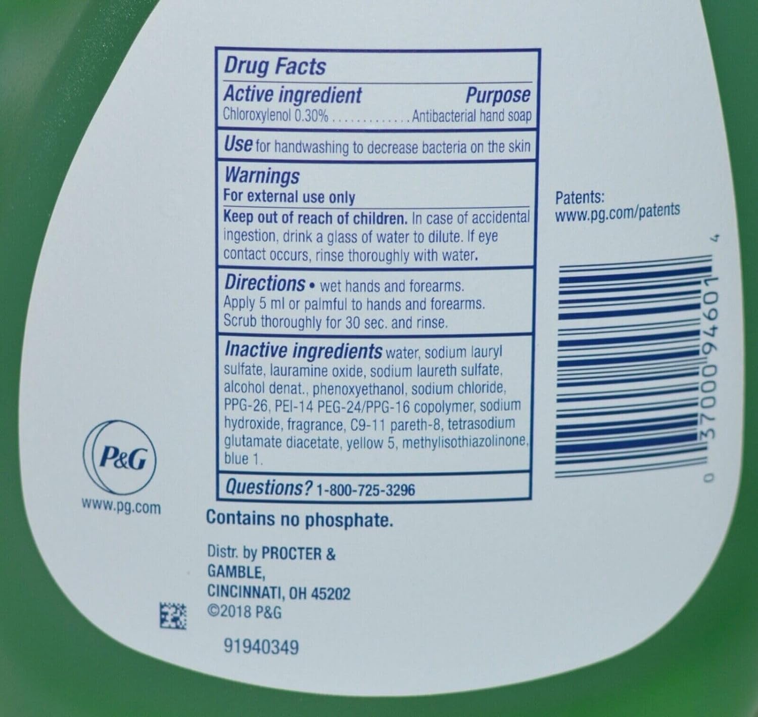 Dawn Ultra Antibacterial Apple blossom Dishwashing liquid Hand Soap 90 FL OZ : Health & Household