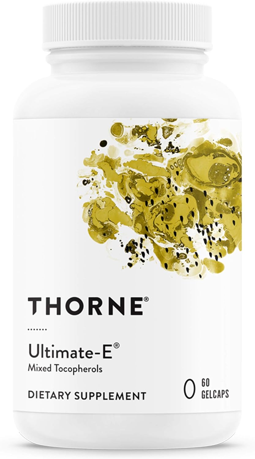 Thorne Ultimate-E Capsule - Contains All Of The Natural Forms Of Vitamin E - 60 Gelcaps