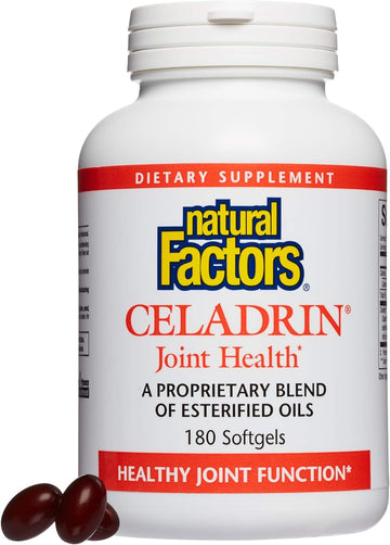Natural Factors, Celadrin Joint Health, Promotes Flexibility, Mobility And Joint Function, 180 Softgels