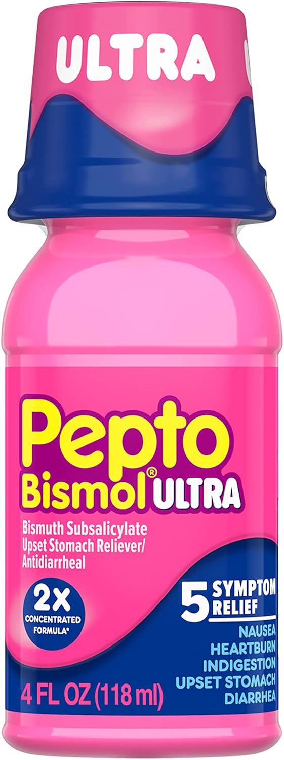 Pepto-Bismol Max 5 Symptom Relief, Including Upset Stomach & Diarrhea 4 Oz