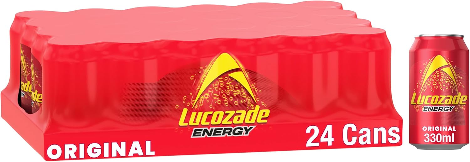 Lucozade Energy Drink Original 330 Ml (Pack Of 24)