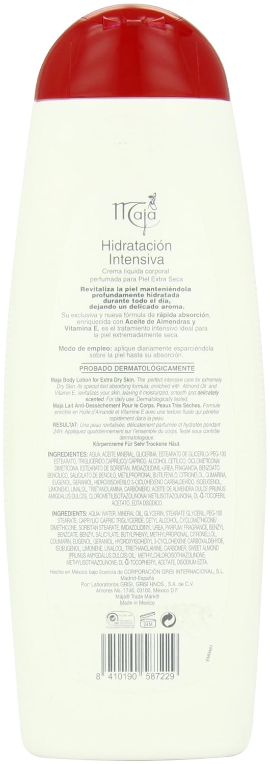 Myrurgia Maja Dry Skin Body Lotion, 13.5 Ounce : Beauty & Personal Care