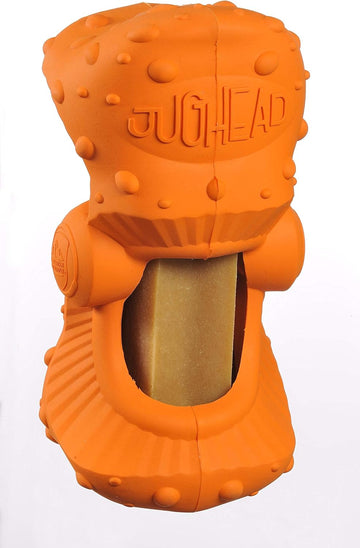 Himalayan Dog Chew Jughead Large Dog Chew Holder, Secures Chews For Dogs, Chew Smarter And Longer, Stimulate Your Dog, Holds Yak Chews, 1 Dog Toy