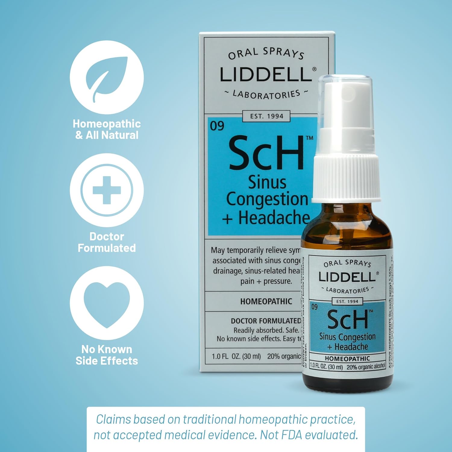 Buy Liddell Sinus Congestion + Headache With Echinacea 1 Oz On  Free Shipping On Qualified Orders