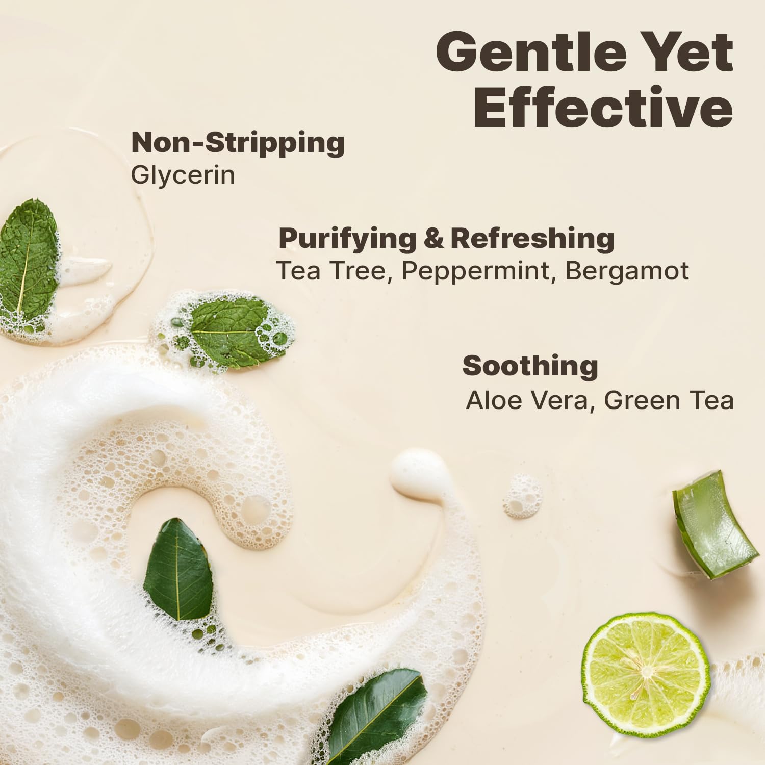Beauty By Earth Foaming Face Wash Cleanser – Gentle, Non-Toxic Daily Facial Wash For Sensitive & Oily Skin, Natural & Organic Ingredients, Made In Usa : Beauty & Personal Care