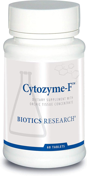 Biotics Research Cytozyme F Female Support Formula, Supports Endocrine Function, Glandular Health, Women’S Health, Potent Antioxidant Activity, Sod, Catalase. 60 Tablets