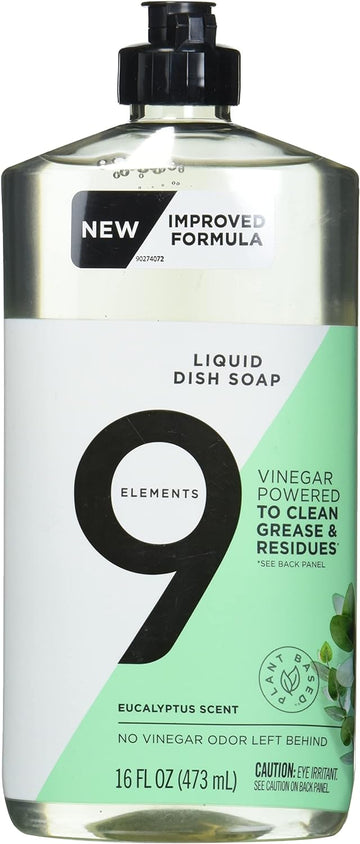 9 Elements Dishwashing Liquid Dish Soap