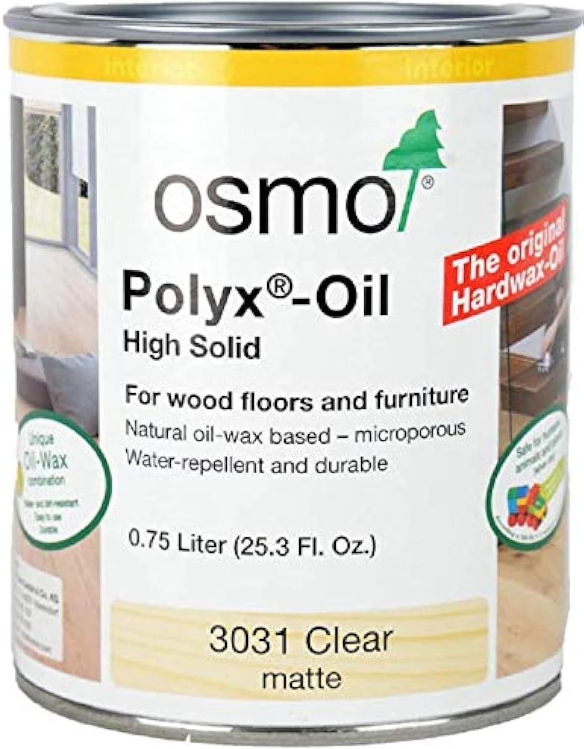 Osmo Polyx-Oil, 3031 Clear Matte - .750 Liter : Health & Household