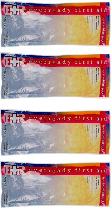 Ever Ready First Aid Reusable Hot & Cold Gel Pack- 4 Pack