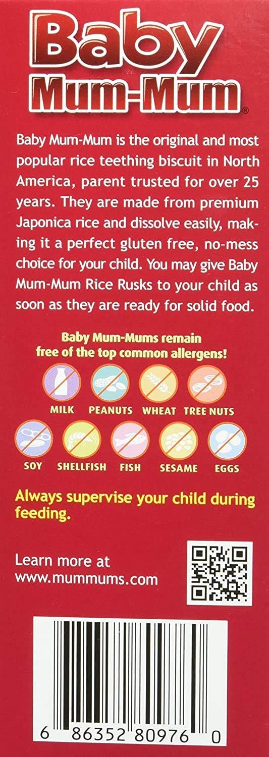 Baby Mum Mum Apple 1.76 Ounces (Case of 6) : Baby
