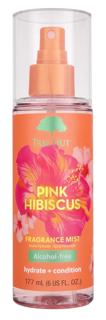 Tree Hut Pink Hibiscus Fragrance Mist, Hydrate & Condition, 6 Oz