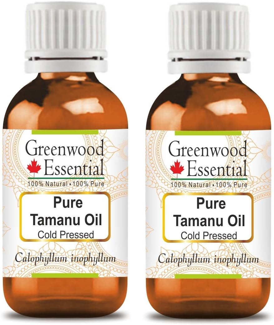 Greenwood Essential Pure Tamanu Oil (Calophyllum Inophyllum) Cold Pressed 5Ml (0.16 Oz)