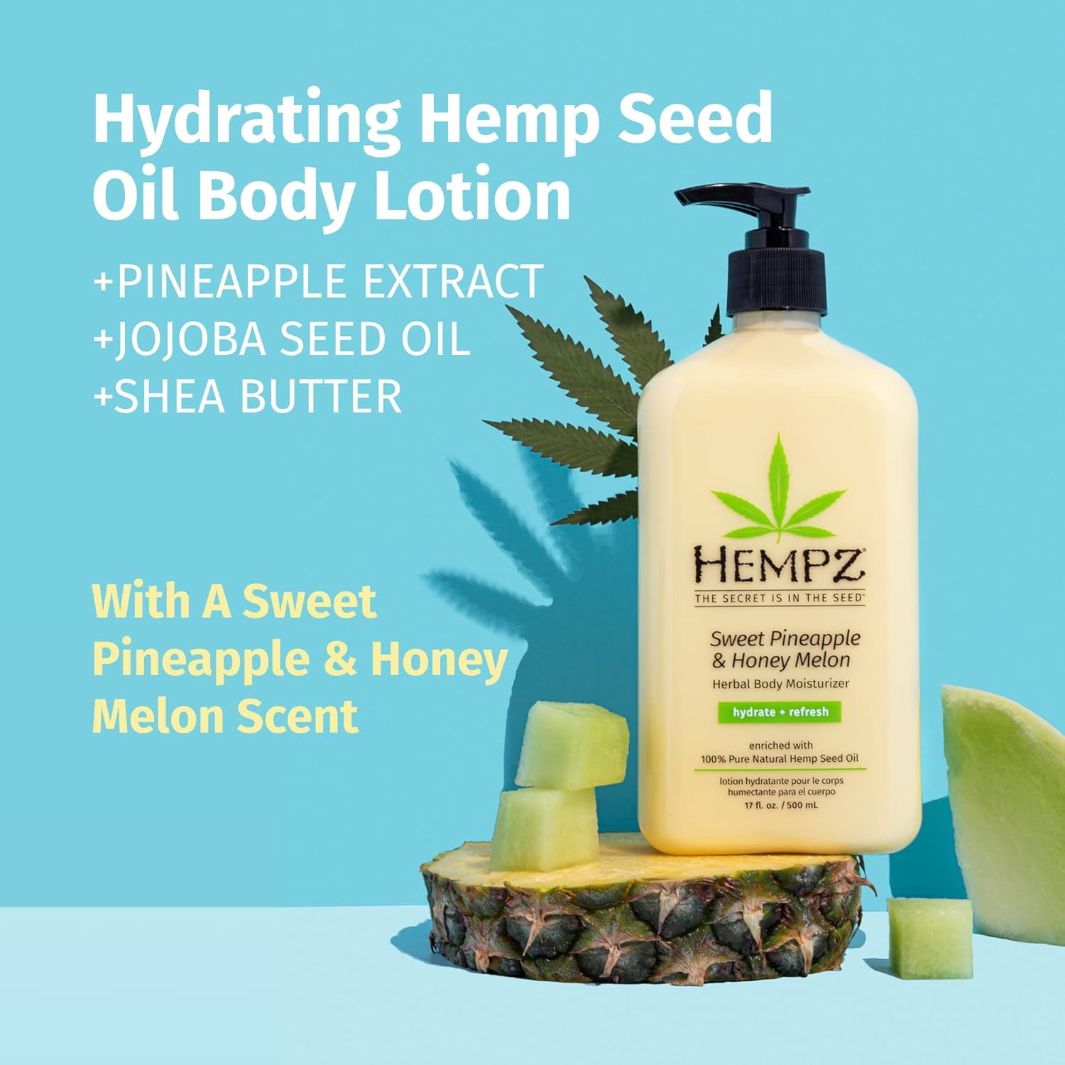 Hempz Limited Edition Vanilla Plum Hydrating Body & Hand Lotion 17 Oz : Beauty & Personal Care