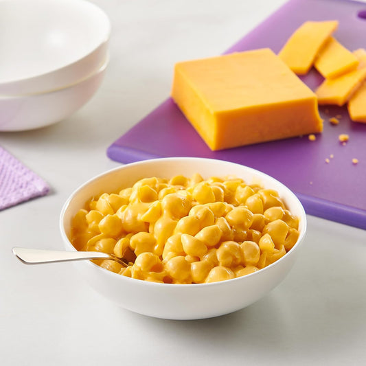 Annie'S Super! Mac, Protein Macaroni And Cheese Dinner, Shells & Real Aged Cheddar, 6 Oz. (Pack Of 12)