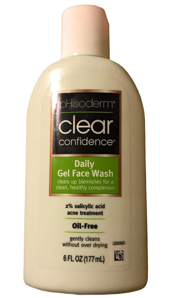 Phisoderm Clear Confidence Daily Gel Face Wash Oil Free 6 Oz