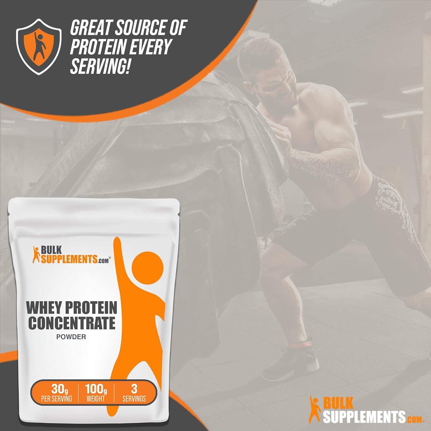 BULKSUPPLEMENTS.COM Whey Protein Concentrate Powder - Unflavored Prote