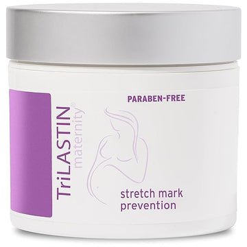 TriLASTIN Maternity Stretch Mark Prevention Cream - Paraben-Free, Hypoallergic, and Safe for Pregnancy