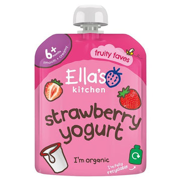 Ella'S Kitchen Organic Strawb Greek Style Yoghurt 6M+ 90G