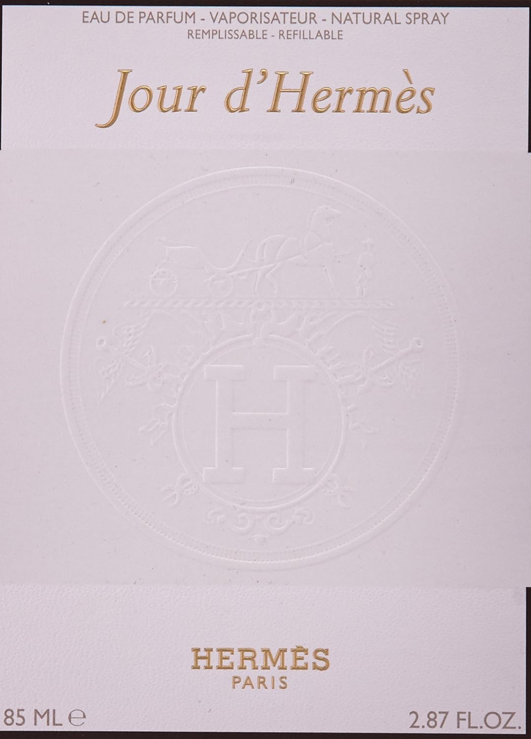 Hermes Jour D'Hermes Eau De Parfum Spray For Women, Refillable, 2.87 Fluid Ounce