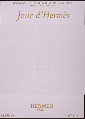 Hermes Jour D'Hermes Eau De Parfum Spray For Women, Refillable, 2.87 Fluid Ounce