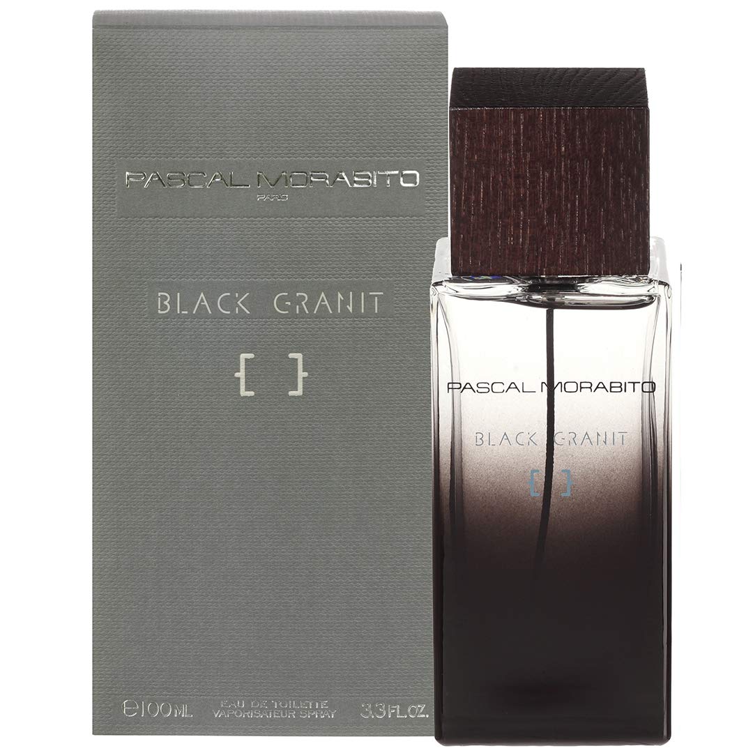 Black Granit- 3.4 Oz Eau De Toilette - Fragrance Mist For Men - Aromatic, Woody Scent - Cologne Spray With Bergamot, Cardamom, Patchouli, Musk Accords