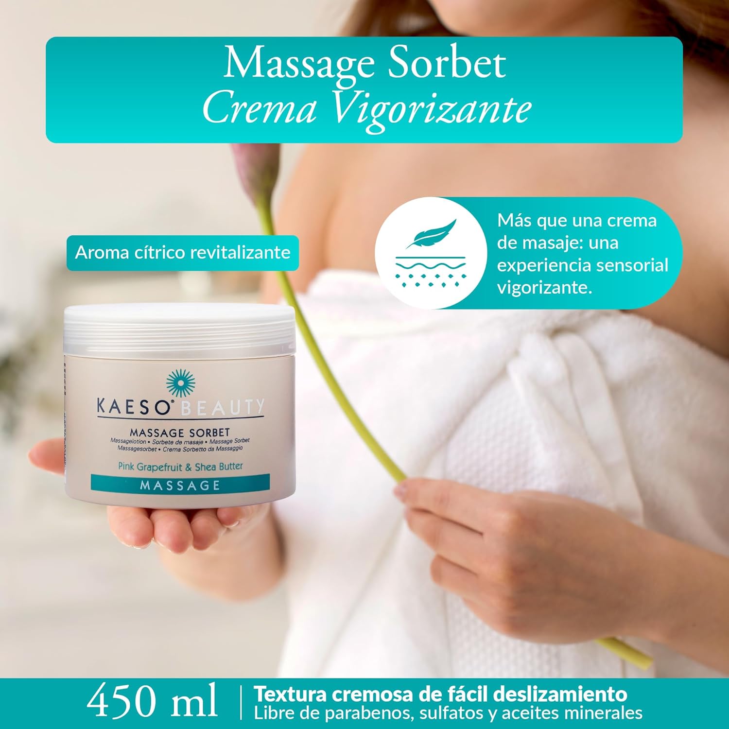 Kaeso Massage Sorbet Body Massage Cream 450 Ml